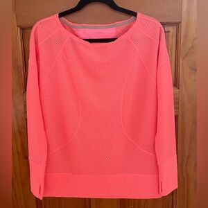 NWOT Calvin Klein Performance Melon/Pink Boxy Activewear Top size S